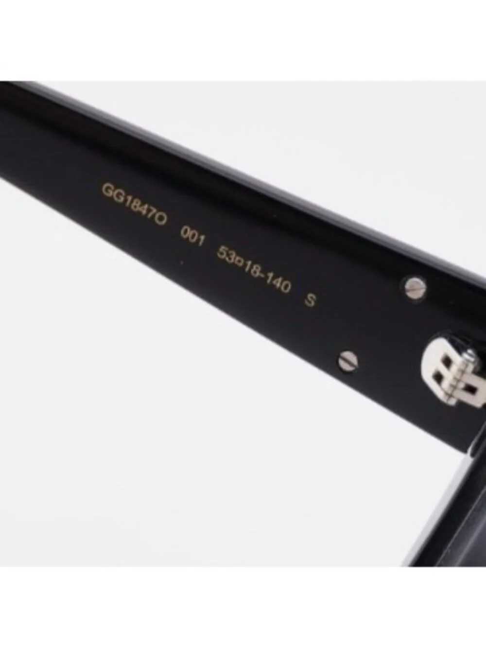 Gucci GG1847O 001 Eyeglasses Black 53mm Cat Eye Frame